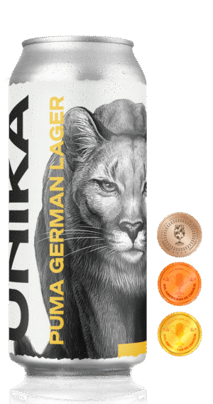 Lata de Puma German Lager